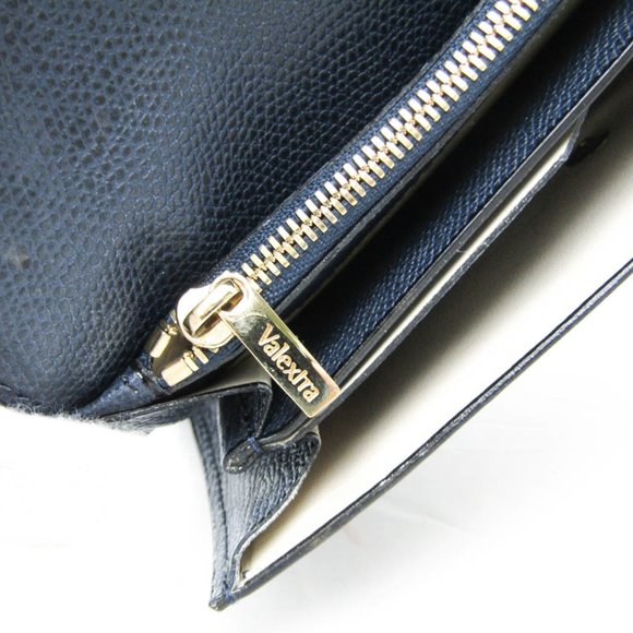 Valextra Punch Long Wallet With Coin Purse/3 Cards V9U14 Men,Women  Calfskin ... - Picture 12 of 15